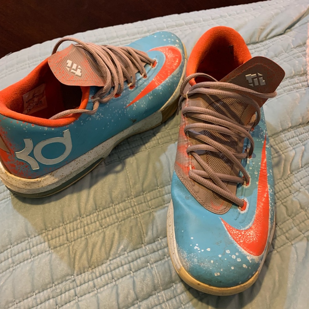 Nike size 11 KD Kevin Durant blue and orange mens